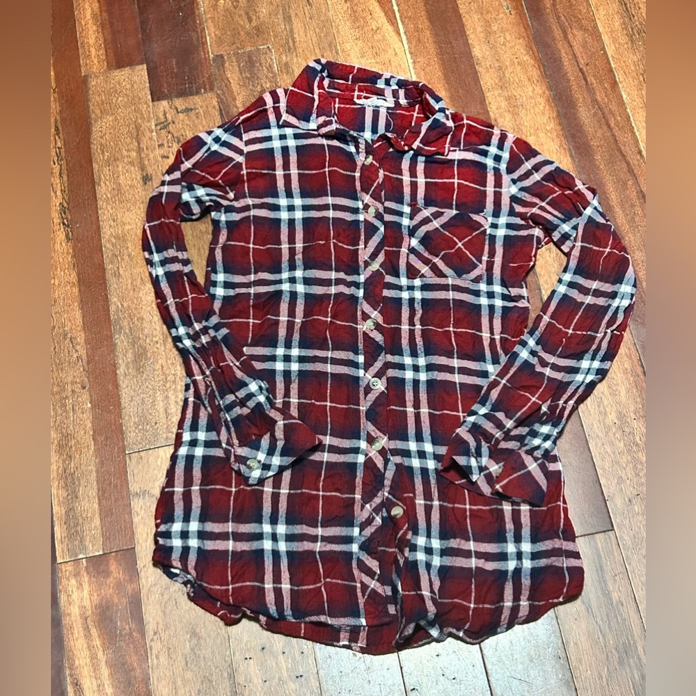Sim&sam plaid shirt junior size L